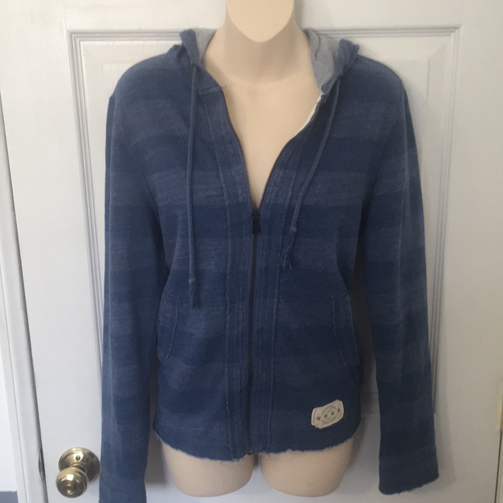 Converse stripped zip up jacket size xs